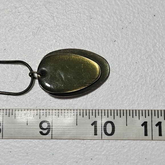 Boho Green Jasper Stacked Pendant Necklace Calming Positive Spiritual Jewelry - Picture 6 of 6